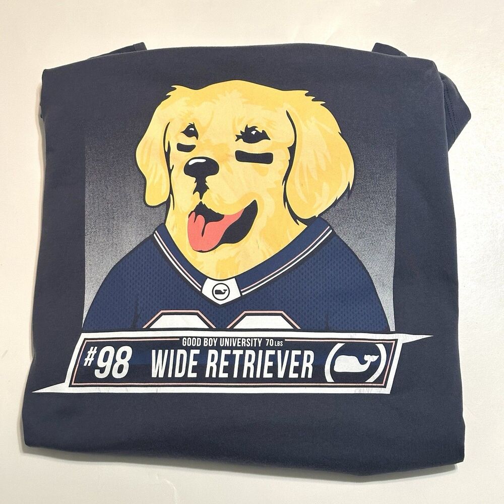 Vineyard Vines T-Shirt Men’s Size Large Wide Retriever Long Sleeve Pocket Tee